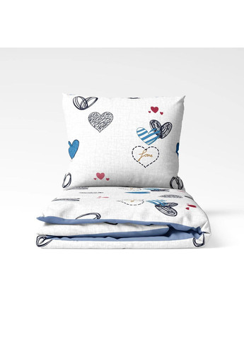 Комплект полуторный постельного белья с наволочками 70*70 см, 115 гр/м2 гипоаллергенный Магия сна Голубой (13860150215) ТЕП (364099999)