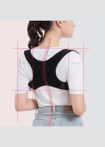 Коректор постави універсальний ортопедичний реклінатор для спини бежевого кольору розмір М No Brand (324834244)