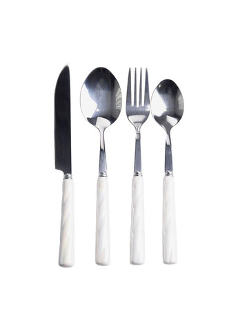 Набор столовых приборов на подставке 24 предмета столовый набор на 6 персон с серебром HP-20-50 Yiwu (370974008)