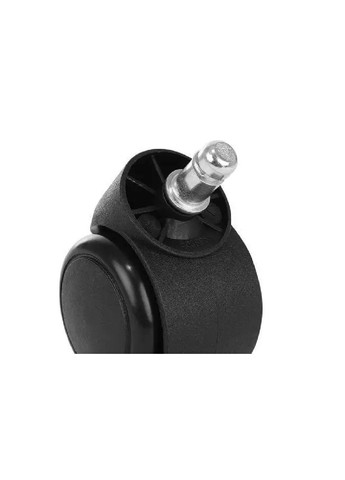 Набор комплект колес для офисного игрового вращающегося стула кресла установка в один клик 5 шт 5 см (478796-Prob) Черный Unbranded (312149490)