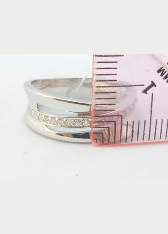 Серебряное кольцо с фианитами. 14377-Р Харківська ювелірна фабрика (296594983)