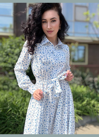 Білий повсякденний жіноча сукня-сорочка сукня-сорочка Україна з квітковим принтом