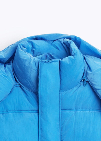 Синяя зимняя куртка Zara