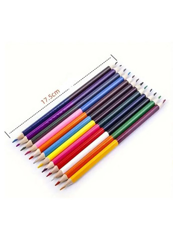 Карандаши цветные двусторонние 12штух/24 цвета Superb Writer 4110-12CB Marco (321144201)