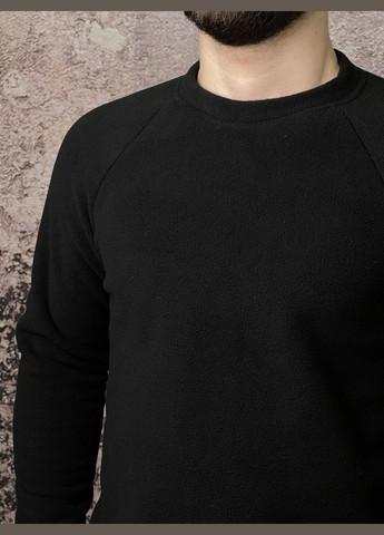 Чорний світшот чоловічий флісовий чорний Intruder (312488895)