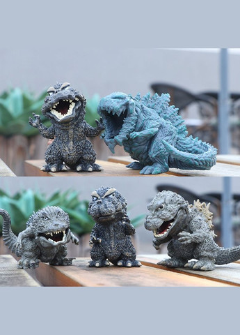 Годзилла Godzilla Chibi набор фигурок, годзилла игрушка, игрушка годзилла, годзилла godzilla, набор годзилла 5 штук Shantou (280257998)