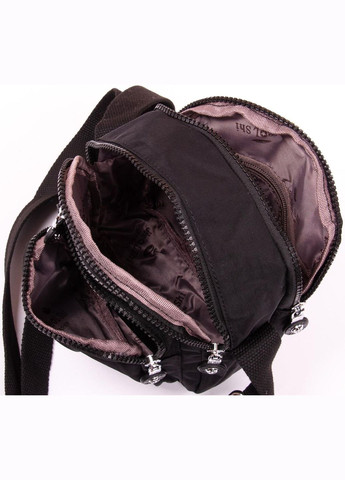 Жіноча текстильна сумка крос боді Чорна Jielshi (322561628)