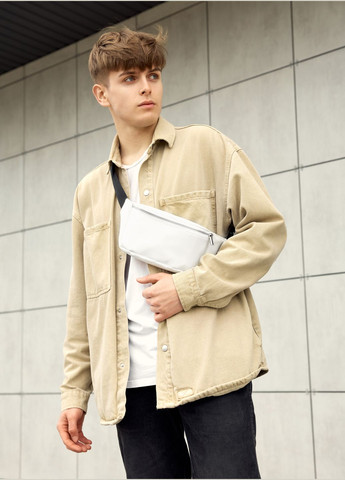 Чоловіча Сумка на пояс бананка Tirso MSO біла Sambag (325443001)