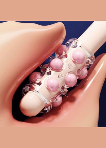 Насадка на пенис с 12 шариками (цена за 1шт.) OLO (331171499)