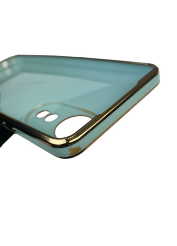 Чохол для A58 (4G) з кільцем MagSafe із золотою окантовкою на оппо а58 бірюзовий gs1 Oppo (366230171)