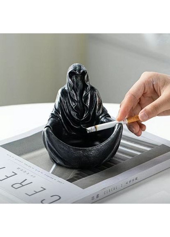 Креативна настільна попільничка вінтажна попільничка привида, що сидить в готичному стилі статуетка Жнеця No Brand (297393483)