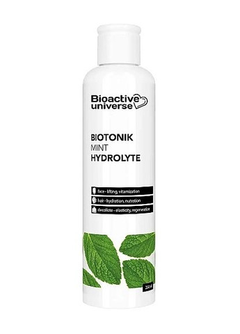 Тонік-гідролат "М'ята" Biotonik Hydrolyte 500ml (1317211-16813754) Bioactive Universe (368662796)