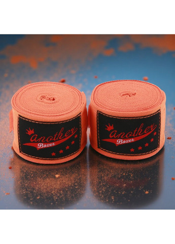 Бинти боксерські Another Boxer для ММА кікбоксингу тайського боксу пов'язки під рукавички 3 м Персикові 2_3_3m_7C No Brand (371813630)