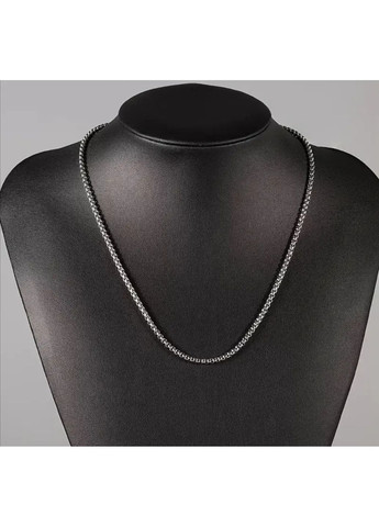 Цепочка из нержавеющей стали плетение бельцер 4 мм 60 см, цвет серебро No Brand (361161762)