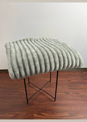 Евро Плед Полоска "Шарпей" 200х220 сірий PPе-с Vital-Textile (313629972)