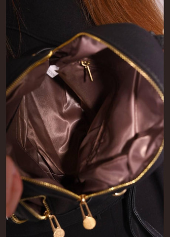 Рюкзак жіночий невеликий чорного кольору No Brand Рюкзак для міста (334728665)