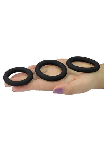 Эрекционные кольца - Power Plus Soft Silicone Snug Ring Black Lovetoy (386468155)