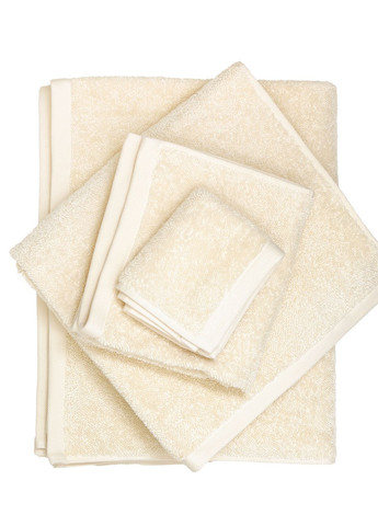 Полотенце "Прикосновение" 30x50 см MVM однотонный айвори
