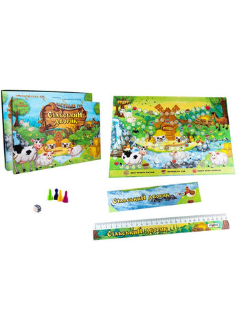 Настольная Игра-бродилка "Сельский дворик" 30503 рус Strateg (365641805)
