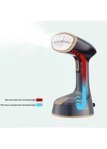 Ручний відпарювач 1300 Вт компактна парова праска зі швидким нагріванням парогенератор Чорний (BM494) Sokany (372603076)