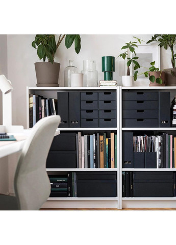 Органайзер для бумаги, ИКЕА 2 шт Антрацит IKEA (353307222)