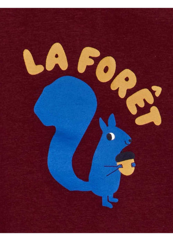 Водолазка,сливовый с принтом, Kiabi (314813247)