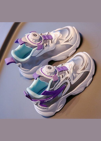 Цветные всесезонные стильные кроссовки с boa фиолет No Brand