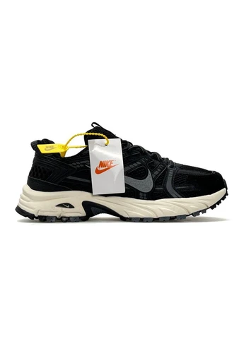 Чорні Осінні кросівки чоловічі Nike V2K Black Beige