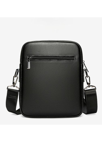 Сумка-планшет чоловіча на плече чорна з натуральної шкіри ProDobro (363221309)