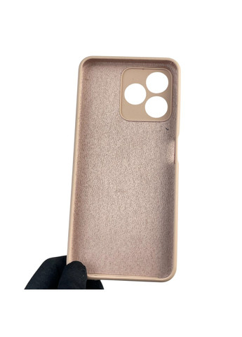 Чохол для C53 силіконовий з мікрофіброю нековзний на реалмі с53 пудровий Realme (366390363)