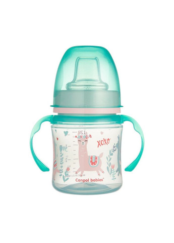 Кружка тренировочная EasyStart 120 мл - Sweet Fun зеленая 35/207_gre Canpol Babies (317365641)