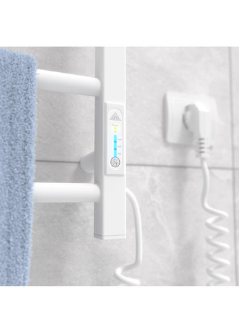 Електрична рушникосушарка Зебра Альфа ЧФ6 400 х 600 Е (підкл. справа) R3 Laris (336932847)