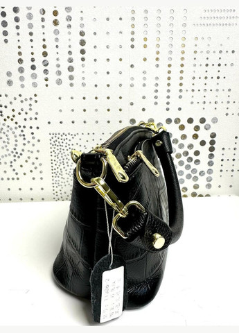 Сумка шкіряна жіноча функціональна чорна NIUNIU (322767697)