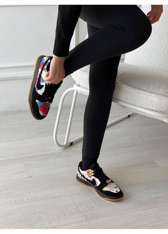 КРОСІВКИ ЖІНОЧІ NIKE SB DUNK LOW SUPREME RAMMELLZEE НАЙК СБ ДАНК No Brand чорні демісезони (368856042)