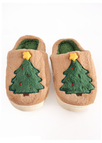 Бежевые тапочки женские Lumo