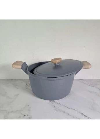 Каструля Smart PR-2319-24 24 см 5.1 л сірий Pepper (319552051)