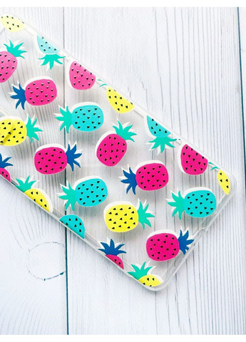 Чехол на Samsung Galaxy A35 5G (A356):: Разноцветные ананасы (принт 346) CASE CONTROL (360678674)