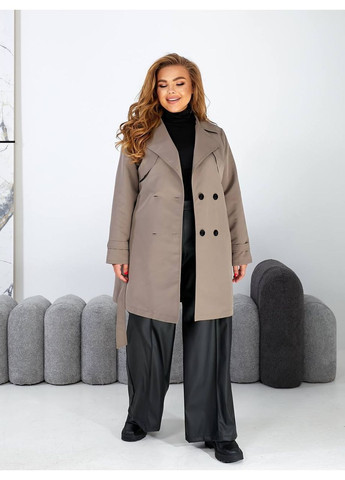 ❤️ Очаровательный тренч из коттона ❤️Ознакомьтесь с размерной сеткой. Vione на завязках демисезон (367076415)