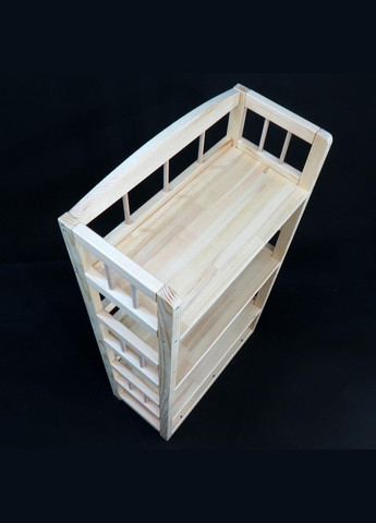 Этажерка разборная из дерева Лондон 4 бланже (МЕБ-0009401) No Brand (327848910)