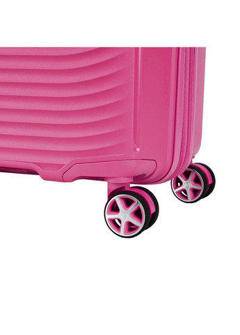 Чемодан средний 40903 полипропилен Малиновый Snowball (350878435)