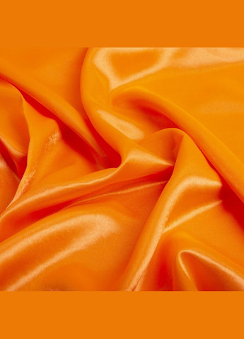 Тканина костюмна креп-сатин неон оранж IDEIA (275869823)