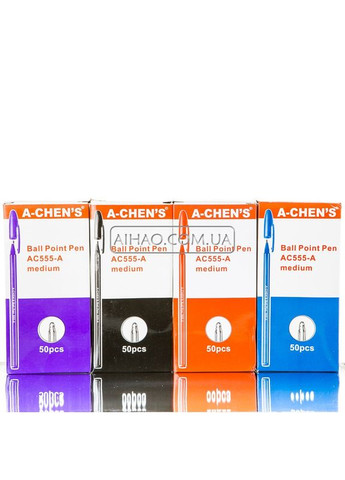 Ручка кулькова " " /CS-555/ 0,5мм, Синя (50/2800) Aihao (367750623)