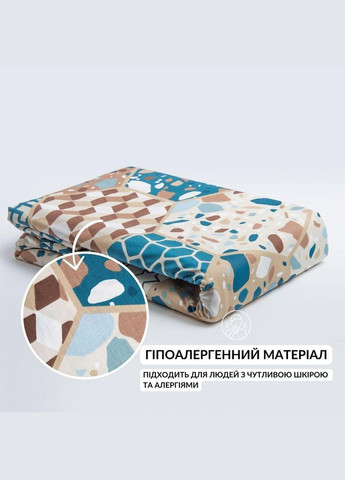 Пододеяло 200х220 см, бязь, хлопок, натуральная ткань, абстракция, в индивидуальной упаковке IDEIA (334726612)