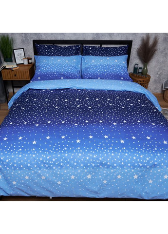 Комплект постільної білизни Бязь Gold Люкс «» Двоспальний 175х210 наволочки 2х40х60 (MS-820006550) Moon&Star Night Glow (356114937)