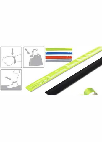 Браслет світловідбиваючий дорожній, браслет на руку неоновий 40см No Brand (302313197)