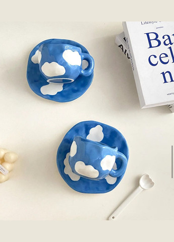 Чайный керамический набор Облако 290 мл No Brand (316383993)