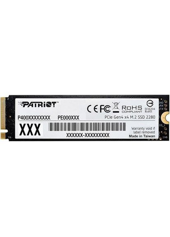 SSD накопичувач M.2 2TB PCIe 4.0 P400 LITE (P400LP2KGM28H) Patriot (323101193)