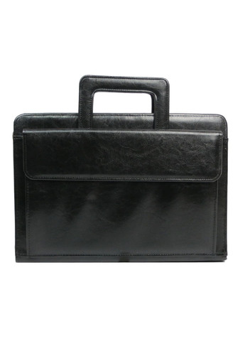 Папка-портфель із еко шкіри чорна JPB (361157232)