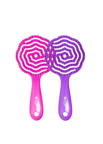 Щітка для волосся масажна . рожева Salon Professional (336961296)