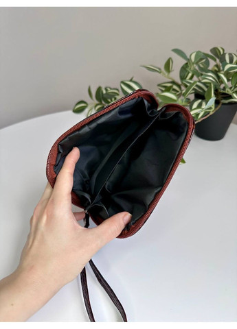 Косметичка з натуральної шкіри на два відділи з ручкою VI&VA (361894842)